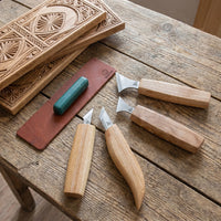 Chip Carving Knives Set in a Book Case - S05 Book
