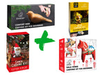 Ultimate DIY Kids Pack – Complete Wood Carving Kit Bundle with Santa, Comfort Bird, Bear & Dala Horse – BDIY01_02_05_06