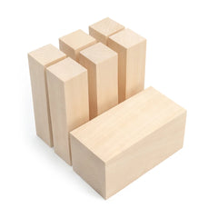 Set of Basswood Carving Blocks for Wood Carving – 7 pcs – BW7