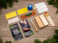 Bird Lover 3-Pack – Comfort Bird Carving Kit + Extra Basswood & Cherry Blocks – BDIY01_BW_BC