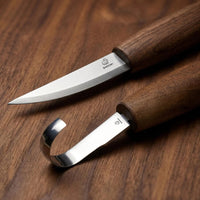 Premium Spoon Carving Set – Brown, 2 pcs