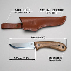 Bushcraft Knives Bundle BSH1 Dune + BSH2 Glacier + BSH Kid