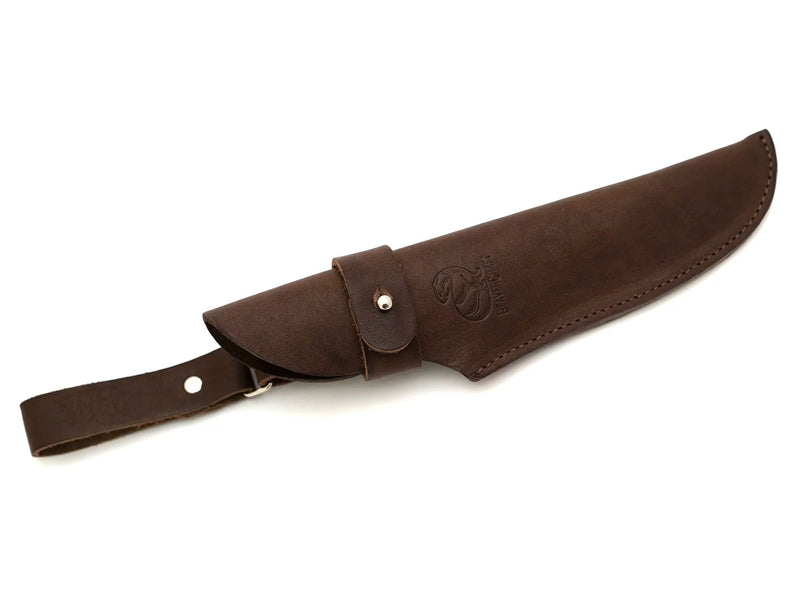 Carbon Steel Fixed-Blade Bushcraft Knife