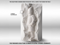 Clay Fun Pair – Complete Sculpting Kit Bundle with Nefertiti & Terracotta Warrior – BDIY_S_NW