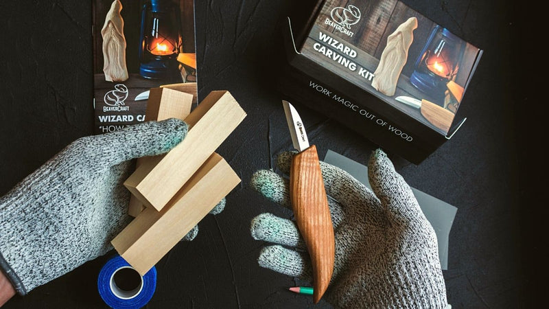 Whittling set for beginners