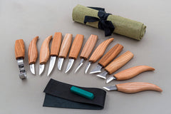 Wood Carving Set of 12 Knives - S10