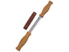 Drawknife with Oak Handle and Leather Sheath - DK1S
