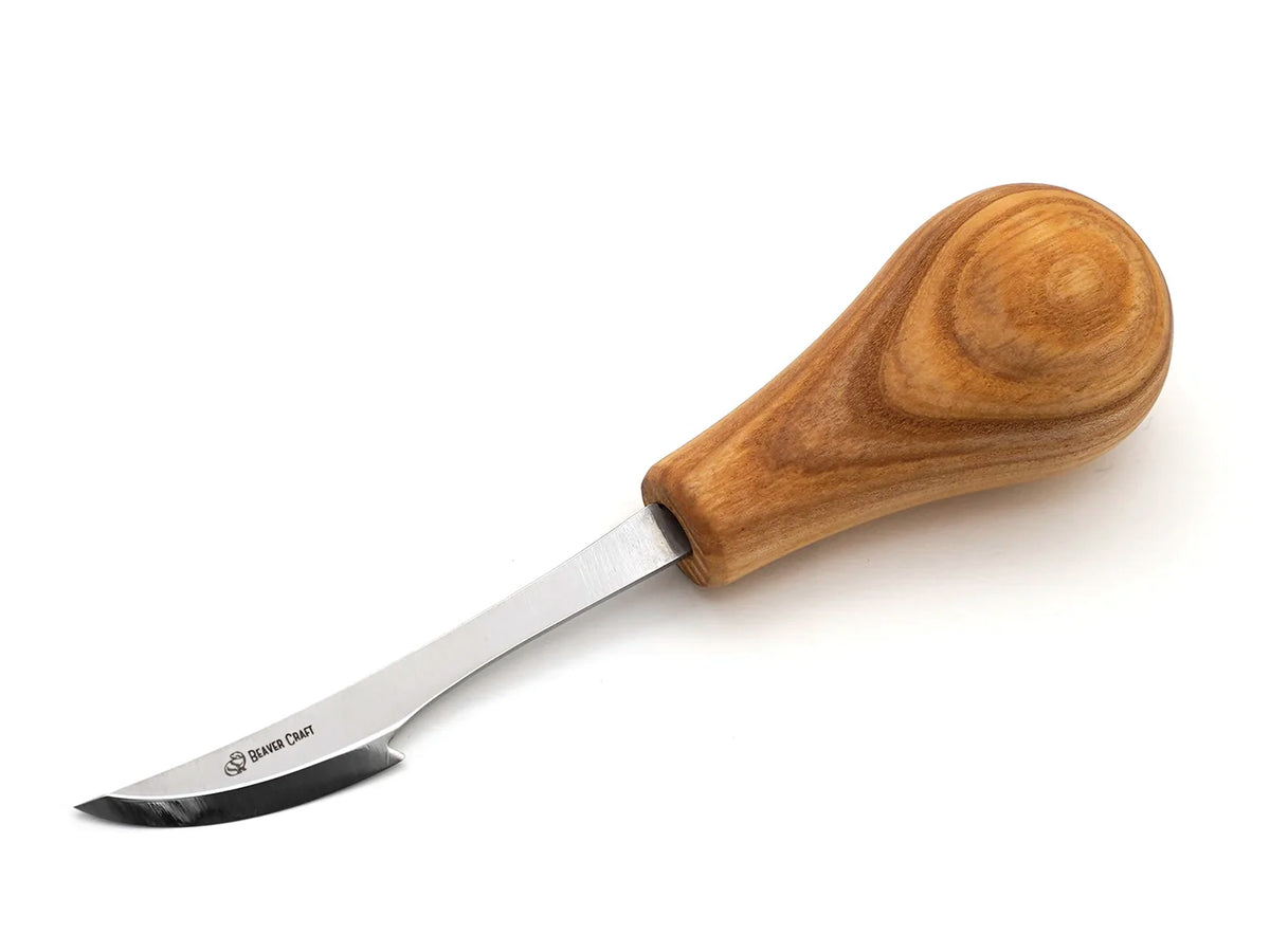 Universal Wood Carving Knife – Palm-Handled Whittling Knife for Beginners & Professionals - C17P