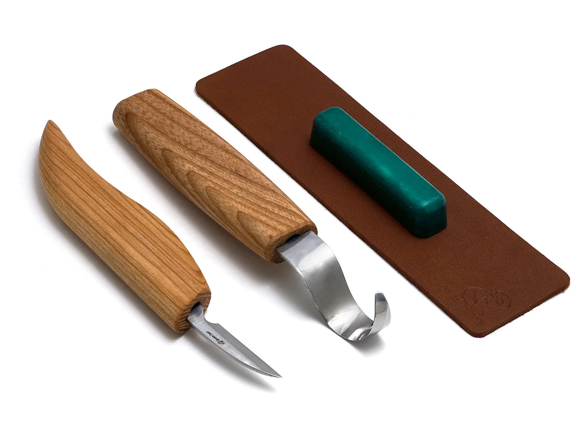 Left-Handed Spoon Carving Set – Mini Wood Carving Knife Kit – S02L