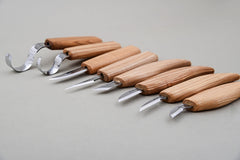 Wood Carving Set of 8 Knives - S08