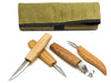 Left-Handed Wood Carving Tool Set – Whittling, Detail & Spoon Knives – S09L