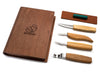 Set of 4 Knives in a Book Case (left-handed) - S09L book