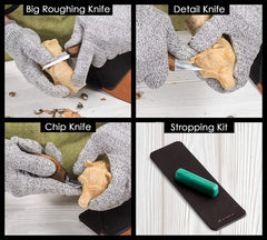 Premium Wood Carving Set for Chip and Detail Carving - S15X