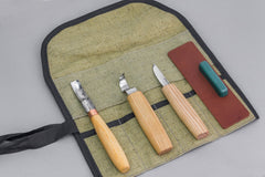 Left-Handed Spoon Carving Tool Set – Kuksa, Bowls & Hollow Carving Kit – S38L