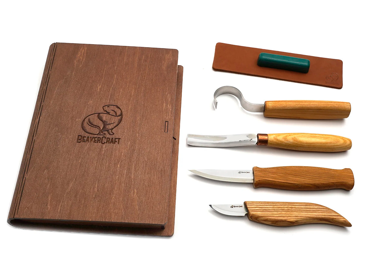 Spoon and Kuksa Carving Professional Set (Left-handed) - S43L book
