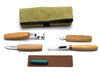Left-Handed Wood Carving Tool Set – Complete Starter Kit for Spoon, Kuksa & Detail Carving – S49L
