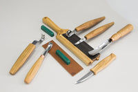 6-Piece Spoon Carving Tool Set – Extended Spoon, Bowl & Kuksa Carving Set – S54