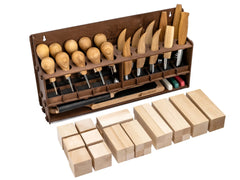 Large Wood Carving Tool Set with 20 Tools (Left-handed) - S57L