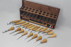 Large Wood Carving Tool Set with 20 Tools (Left-handed) - S57L