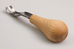 Palm-Handled Bent Carving Gouge (Sweep #8) - P8a/14